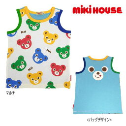 (セール 35%OFF)ミキハウス mikihouse プッチー総柄タンクトップ (110-120cm)