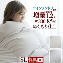8/1限定★11%OFFクーポン 羽毛布団 シングル 増量1.2kg 厳選ホワイトダウン85% 【西川掛布団カバー等特典付】 ニューゴールドラベル DP330 ...