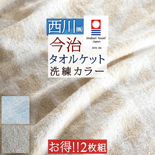 夏!早得★最大5,000円クーポン 2枚まとめ買い タオルケット シングル 今治 日本製 厚手 夏用 ...