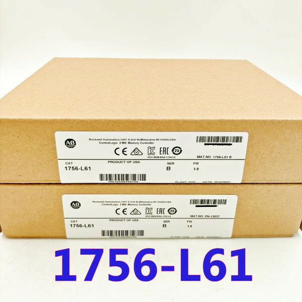 Rakuten - 【◆新品 東京発◆ 適格請求書発行可◆】1756-L61 PLCユニット 1756L61【6ヶ月保証】