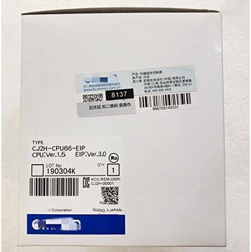 Rakuten - 【新品 東京発 ★適格請求書発行可★】OMRON/オムロン CJ2H-CPU66-EIP CPUユニット【6ヶ月保証】