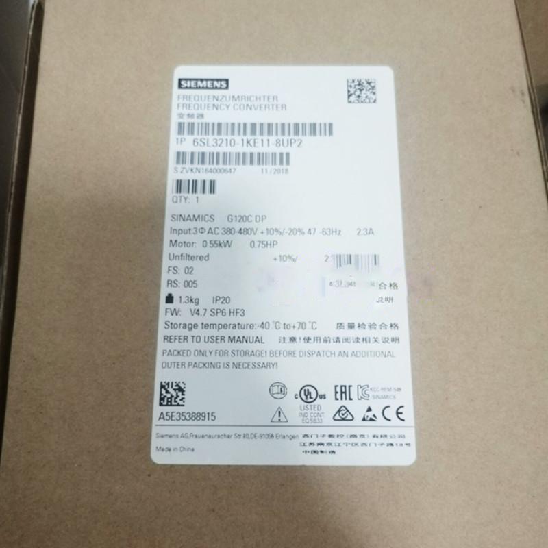 Rakuten - 【新品 東京発 ★適格請求書発行可★】SIEMENS シーメンス インバータ 6SL3210-1KE11-8UP2 G120C 0.55KW 【6ヶ月保証】