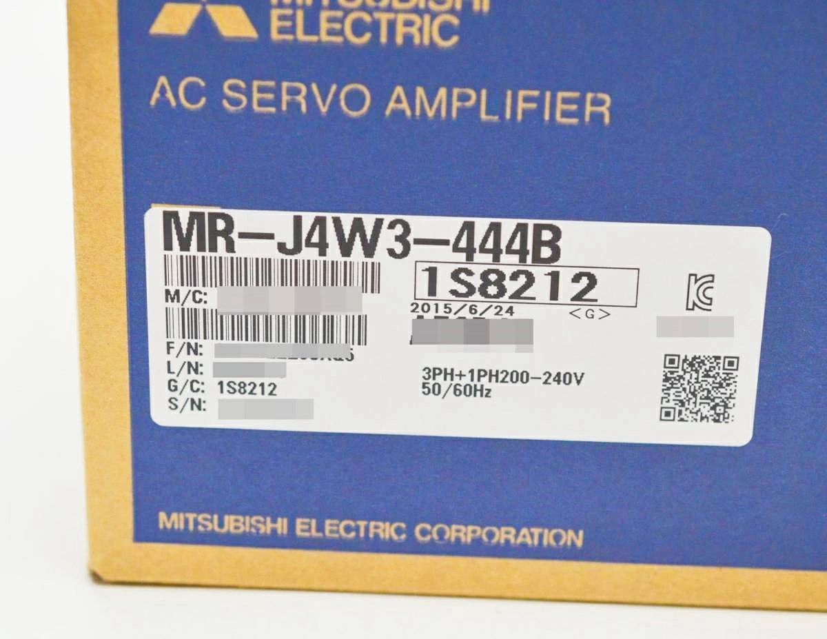 三菱電機 MR-J4W3-444B サーボアンプ MELSERVO-J4シリーズ (SSCNETIII/H対応) (三相または単相AC200V〜240V) (定格出力 0.4kW) NN