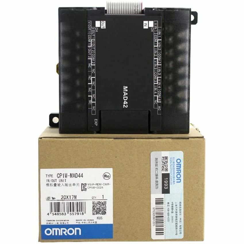 Rakuten - 【新品 東京発 ★適格請求書発行可★】OMRON/オムロン CP1W-MAD44 アナログ 入出力 ユニット【6ヶ月保証】