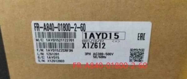 Rakuten - 【新品 東京発 ★適格請求書発行可】★MITSUBISHI 三菱電機 FR-A840-01800-2-60 55KW （互換FR-A840-55K）インバーター・【6ヶ月保証】