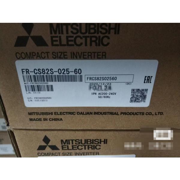 Rakuten - 【新品 東京発 ★適格請求書発行可★】MITSUBISHI 三菱電機 FR-CS82S-025-60 0.4KW AC200-240V インバーター 【6ヶ月保証】