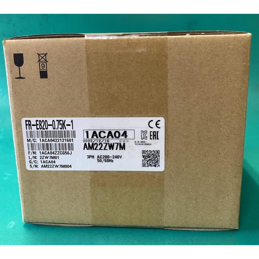 Rakuten - 【新品 東京発 ★適格請求書発行可★】MITSUBISHI/三菱電機 FR-E820-0.75K-1 インバーター【6ヶ月保証】