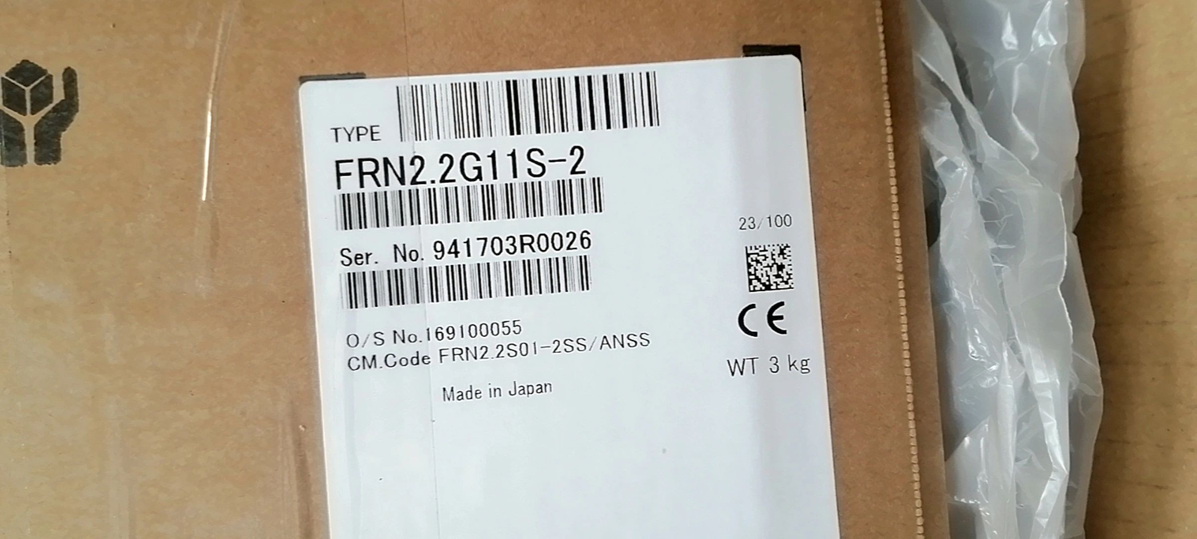 Rakuten - 【新品 東京発 ★適格請求書発行可★】FUJI 富士電機 FRN2.2G11S-2 2.2KW 220V用インバーター【6ヶ月保証】