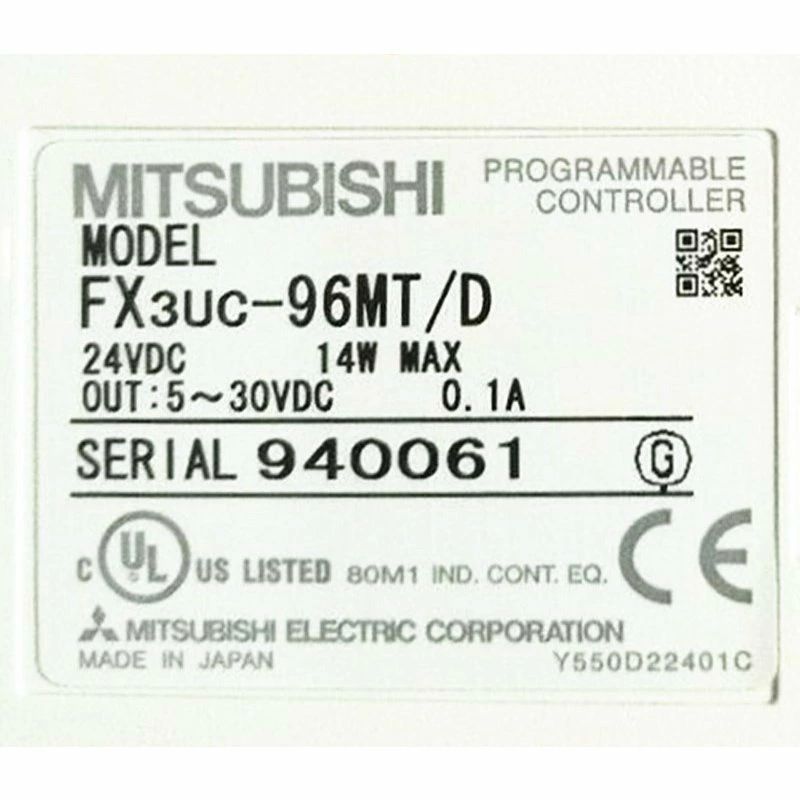 Rakuten - 【新品 東京発 ★適格請求書発行可★】MITSUBISHI 三菱電機 FX3UC-96MT/D【6ヶ月保証】
