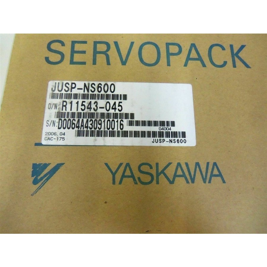 【新品 東京発 ★適格請求書発行可★】YASKAWA サーボパック JUSP-NS600【6ヶ月保証】(4.0)
