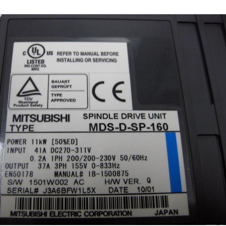 Rakuten - 【新品 東京発 ★適格請求書発行可】★MITSUBISHI/三菱 MDS-D-SP-160 サーボドライブ【6ヶ月保証】