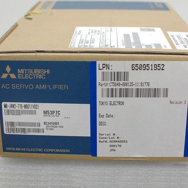 Rakuten - 【新品 東京発 ★適格請求書発行可★】MITSUBISHI 三菱電機 MR-J4W2-77B-MB011V021【6ヶ月保証】