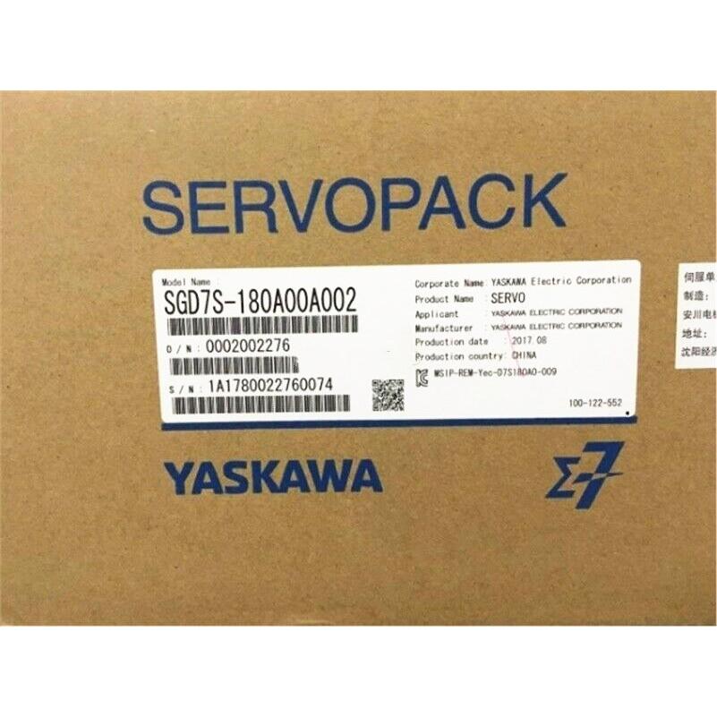 【新品 東京発 ★適格請求書発行可★】YASKAWA 安川電機 SGD7S-180A00A002 サーボドライバー【6ヶ月保証】