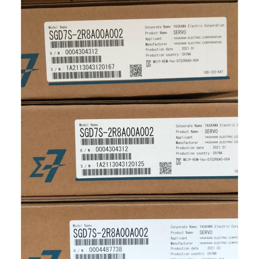 Rakuten - 【新品 東京発 ★適格請求書発行可★】YASKAWA / 安川電機 サーボドライバー SGD7S-2R8A10A002【6ヶ月保証】