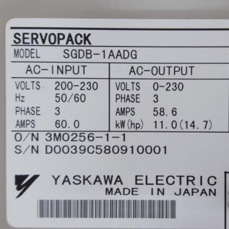 Rakuten - 【新品 東京発 ★適格請求書発行可】★YASKAWA サーボドライバー SGDB-1AADG【6ヶ月保証】