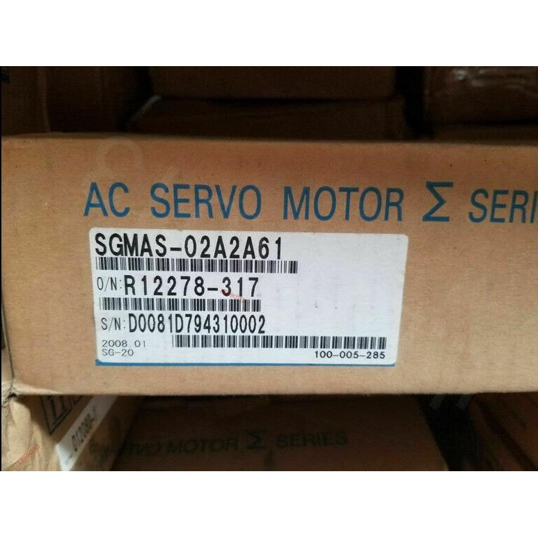 Rakuten - 【新品 東京発 ★適格請求書発行可★】YASKAWA 安川電機 SGMAS-02A2A61 サーボモーター【6ヶ月保証】