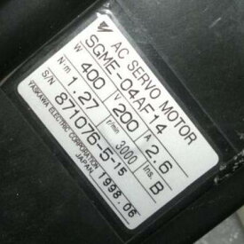 Rakuten - 【新品 東京発 ★適格請求書発行可★】YASKAWA / 安川電機 SGME-04AF14 サーボモーター【6ヶ月保証】
