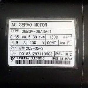 Rakuten - 【新品 東京発 ★適格請求書発行可★】YASKAWA 安川電機 SGMGV-09A3A61 サーボモーター【6ヶ月保証】