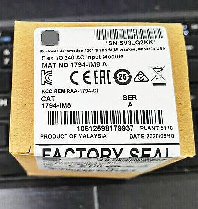 Rakuten - 【◆新品 東京発◆ 適格請求書発行可◆】1794-IM8 デジタル入力モジュール 1794-IM8 PLC 箱入り【6ヶ月保証】