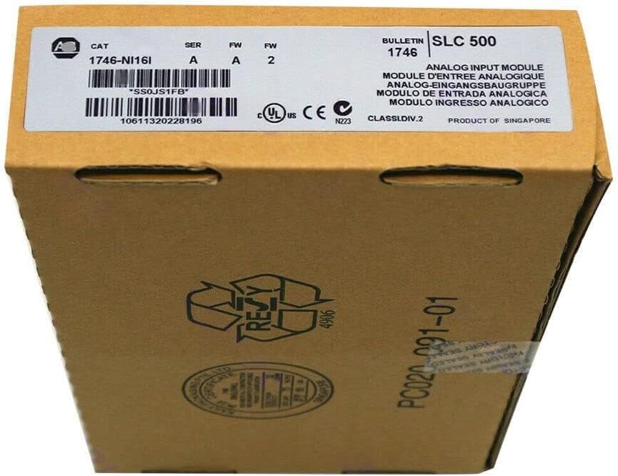 Rakuten - 【◆新品 東京発◆ 適格請求書発行可◆】1746-NI16I SLC 500 16点アナログ入力PLCモジュール 1746NI16I 箱入り【6ヶ月保証】