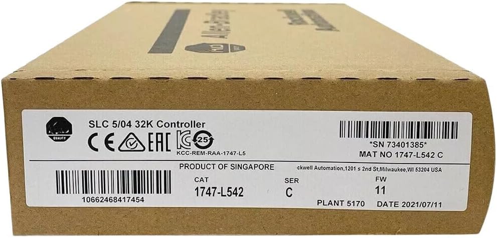 Rakuten - 【◆新品 東京発◆ 適格請求書発行可◆】1747-L542 SLC 500 5/04 CPUプロセッサユニット。【6ヶ月保証】