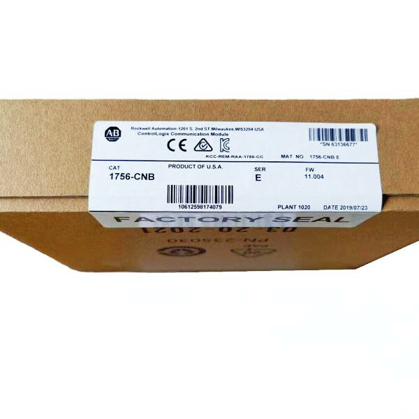 Rakuten - 【◆新品 東京発◆ 適格請求書発行可◆】1756-CNB PLCモジュール 1756CNB 箱入り【6ヶ月保証】