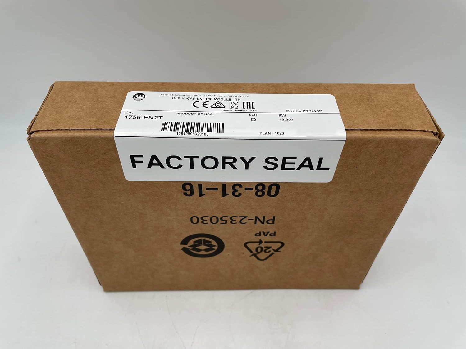 Rakuten - 【◆新品 東京発◆ 適格請求書発行可◆】ボックス入り 1756-EN2T 1756EN2T 船用モジュール【6ヶ月保証】