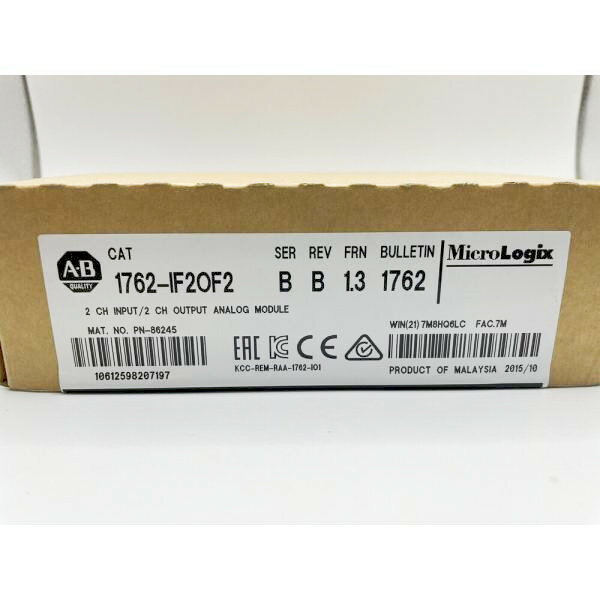 Rakuten - 【◆新品 東京発◆ 適格請求書発行可◆】（産業用）1762-IF2OF2 PLCユニット1762IF2OF2【6ヶ月保証】