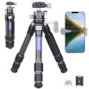 ARTCISE 22.5mm 管経ミニカーボン 三脚&28mmボール低重心雲台キット 軽量 持ち運びに便利 カメラ 卓上 三脚 CNCアルカスイス三脚ヘッド DSLR/一眼レフ/ミラーレス など対応 収納バック付き 旅行用 耐荷重10キロ