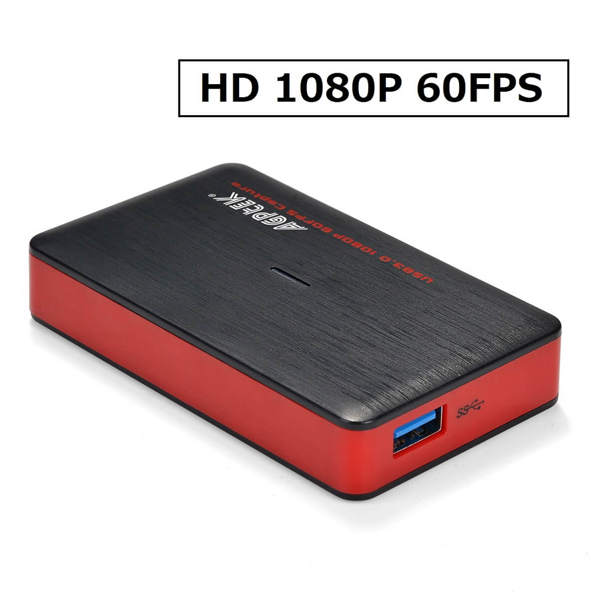 AGPTEK HDMI७ץ㡼 쥳 ӥǥץ㡼USB3.0³ OTGץHD1080p/60fps 饤֥ȥ꡼ߥ󥰤Ǥ Ͽ/饤ۿ YouTubeFacebookTwitterؤΥåץɤǤ