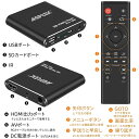 AGPTKE HDMI メディアプレーヤー SDカード・USBメモリ対応 動画・音楽・写真再生 HDMI・VGA・コンポジット・コンポーネント出力対応 テレビ再生 写真や動画をテレビで再生（ブルー） その1
