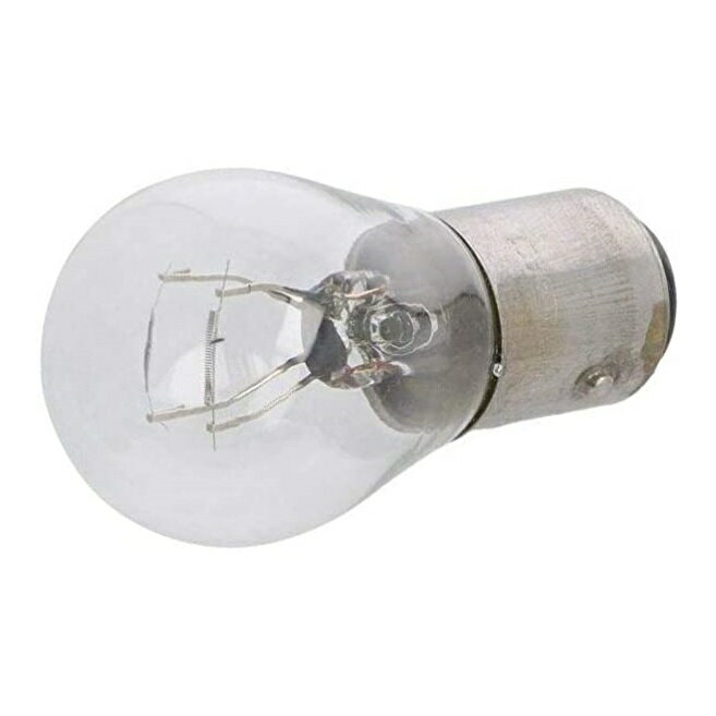 シグナルランプ P21/4W S25 BAZ15D 12V 21/4W クリアー【1個単位販売ページ】白熱電球 スワンベース 口金 ダブル球 バルブ / 自動車、旧車、バイクなどの補修用に ※返品交換不可※のサムネイル