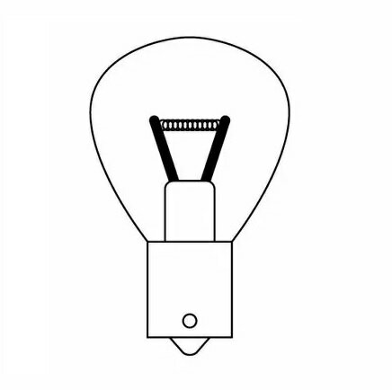 パトライト 回転灯用純正部品 D01203501-F1 (SKL80545) RP35 BA15S 12V35W 1個単位販売ページ【返品交換不可】白熱電球 パトランプ交換用ランプ 豆球