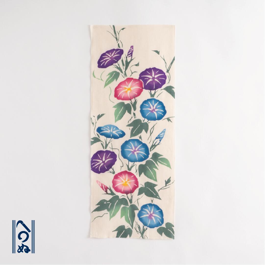 【てぬぐい　朝顔市】　注染　手ぬぐい　てぬぐい専門店かまわぬ　夏柄　お中元　ギフトのサムネイル