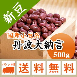 大納言小豆 岡山県産 丹波大納言 大粒 2Lサイズ 500g【令和5年産】メール便 送料無料 お届けに3日～7日かかります