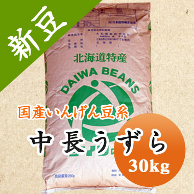うずら豆 中長うずら 北海道産 30kg【令和6年産】 業務用 うずら豆 中長うずら 北海道産 30kg【令和6年産】 業務用