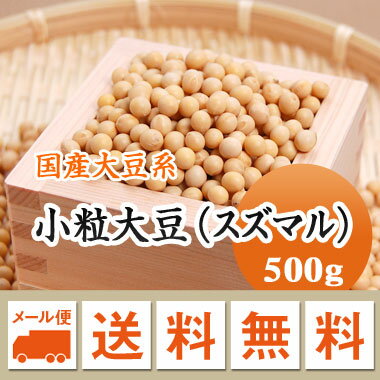 大豆 小粒大豆 スズマル すずまる 1等級品 北海道産 500g【令和5年産】 メール便 送料無料　お届けに3日～7日かかります