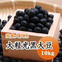 黒豆 大粒光黒大豆 北海道産 10kg【令和4年産】 送料無料 大容量