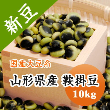 大豆 鞍掛豆 くらかけ豆 山形県産 10kg【令和5年産】 大容量 送料無料