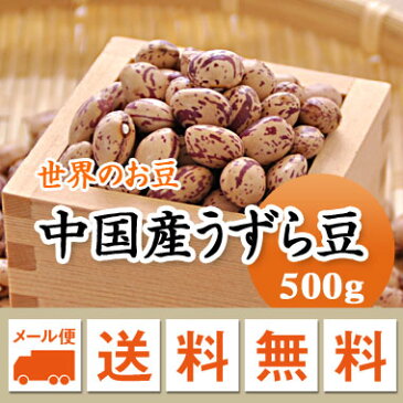 うずら豆 手撰 中国産うずら豆 500g【メール便 送料無料】