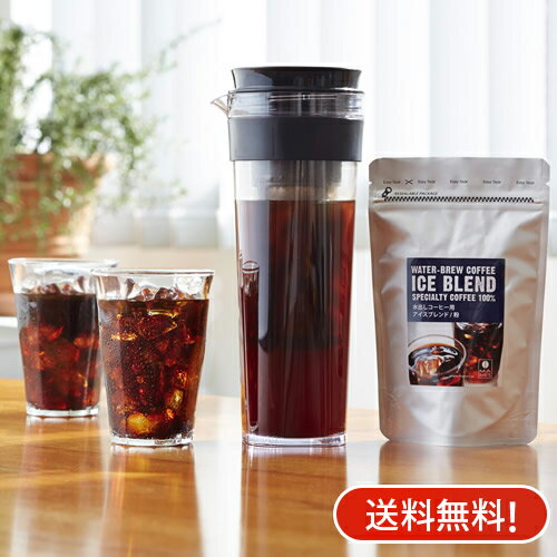 水出しコーヒー ジャグ × アイスブレンド ( 150g ) セット ギフト プレゼント マメーズ焙煎工房 アイスコーヒー コーヒー 水出し ジャグ コールドブリュー 送料無料