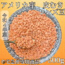 令和4年産　アメリカ産　皮むきレンズ豆　500g　　【宅急便専用商品　送料別】