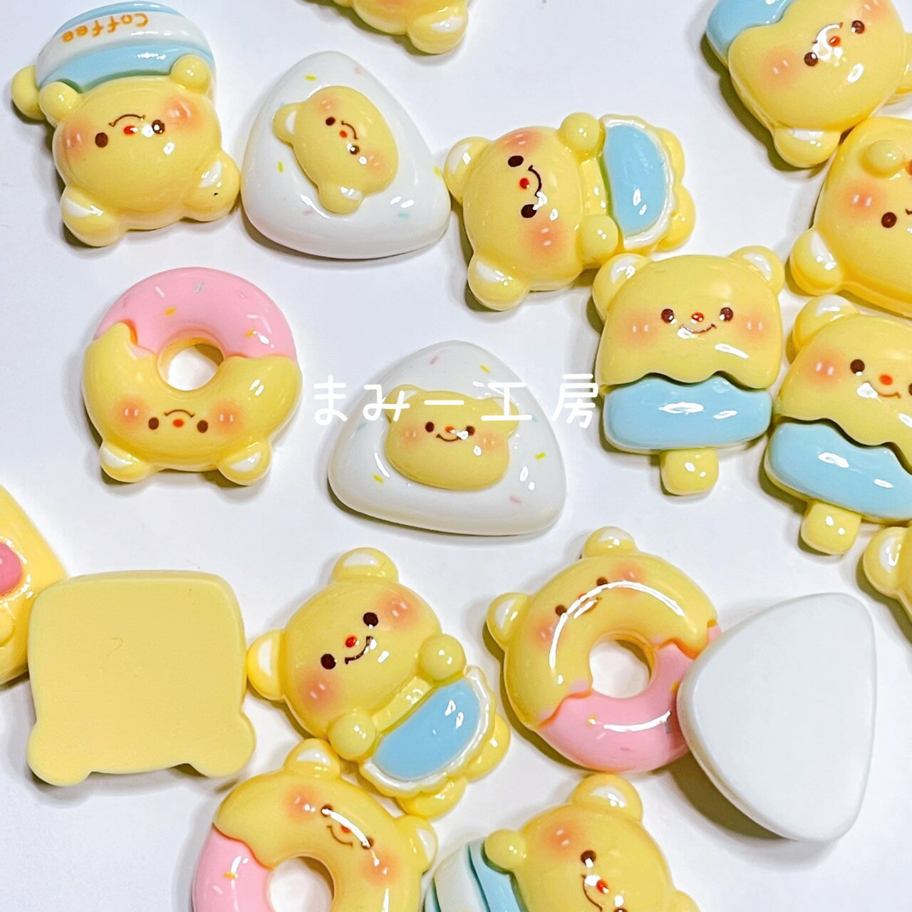 デコパーツ　くま　おべんとう　1個