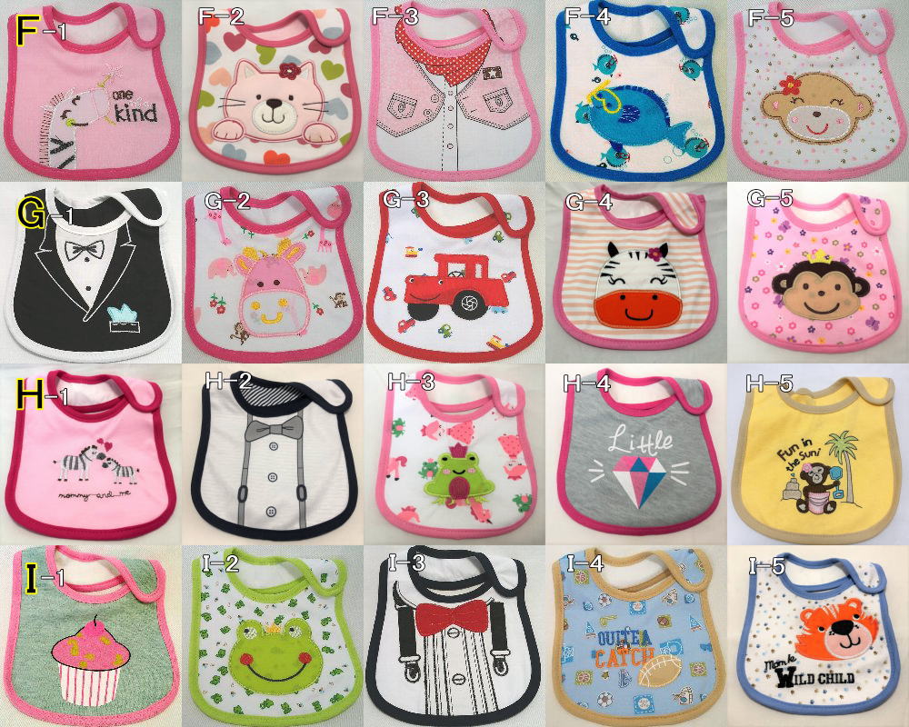 【在庫限り】5枚購入でおまけつき♪　カーターズ CARTER'S マジックテープよだれかけ ベビースタイ - Image 2