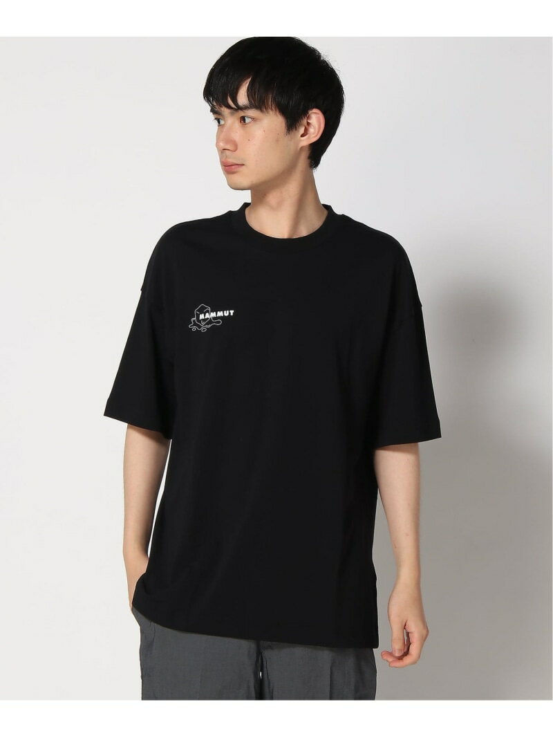 Rakuten - MAMMUT/(M)マムート ベース リラックスド Tシャツ アジアンフィット MAMMUT マムート トップス カットソー・Tシャツ ブラック【送料無料】[Rakuten Fashion]