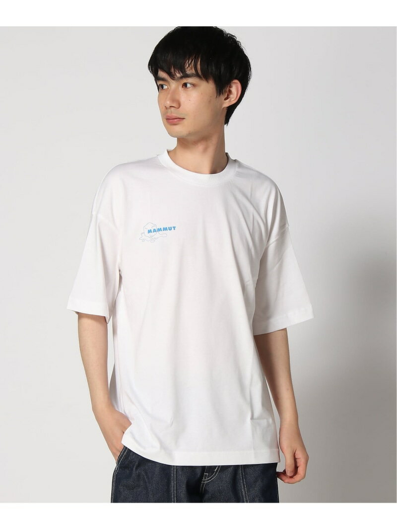 Rakuten - MAMMUT/(M)マムート ベース リラックスド Tシャツ アジアンフィット グレイシャー MAMMUT マムート トップス カットソー・Tシャツ ホワイト【送料無料】[Rakuten Fashion]