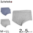 抗菌防臭加工 フライス天スパンブリーフ 2枚組×5セット M〜LL (綿100% メンズ 男性 紳士 下着 肌着 インナー オールシーズン ベーシック)【在庫限...