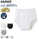グンゼ 快適工房 天引き ブリーフ 前開き S M L メンズ GUNZE 綿100% コットン100 男性 下着 肌着 インナー やわらか 日本製 白 黒 灰(4)