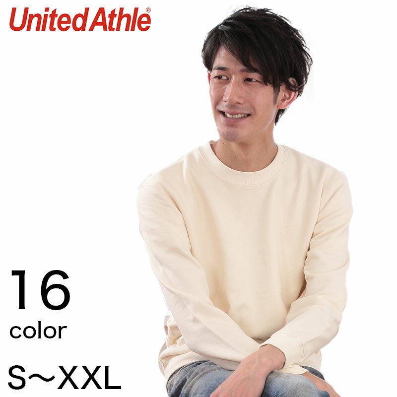 メンズ 10.0オンス クルーネックスウェット S〜XXL (メンズ アウター UnitedAthle カラー)【取寄せ】