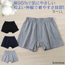 ニットトランクス メンズ パンツ 下着 (前開き) S~LL (トランクス 綿 コットン 無地 抗菌防臭 ニオイ 清潔 フィット やわらかい 快適 紳士 肌着 インナー 男子)